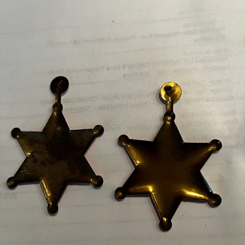 Vintage 40’s metal clip deputy sheriff clip - Picture 2 of 5